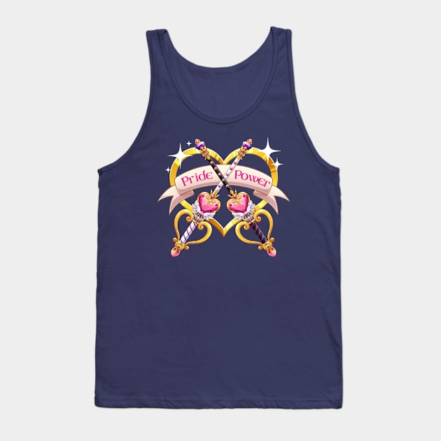 Bi Pride Power Tank Top by Padfootlet